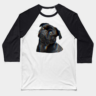 glitchy pug Baseball T-Shirt